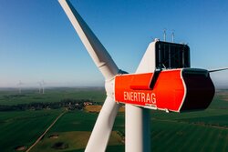 Wind turbine within the Integrated Power Plant Uckermark<br />
© ENERTRAG
